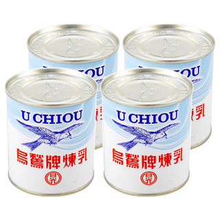 烏鶖牌煉乳 加糖全脂煉乳 精煉濃縮製成, 360g, 4罐