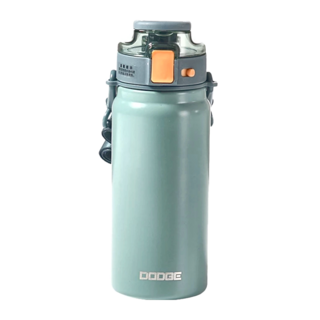 DODGE 316保溫瓶, 灰藍, 600ml, 1個