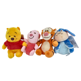 Winnie the Pooh 小熊維尼 維尼家族吊飾 Set 4個 迪士尼 Disney 絨毛系列