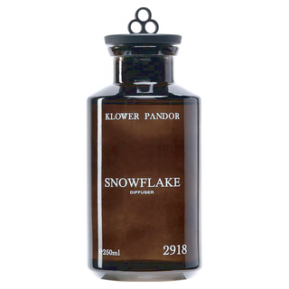 KLOWER PANDOR 擴香瓶 附擴香棒 2918 白麝雪花空間, 1個, 250ml, 黑棕色