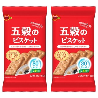 BOURBON 北日本 布如蒙 五穀餅乾 8包, 140.8g, 2袋