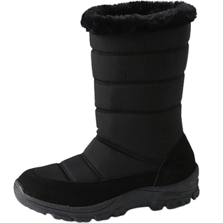 JACK&JILL 女款車線內刷毛中筒靴 JD2715