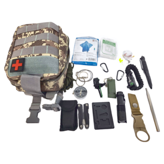 樂道戶外用品 19合1避難包, O166, 1組