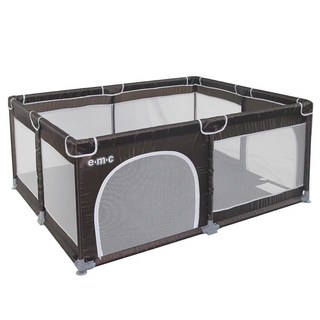 emc 家用遊戲圍欄 150x120cm 安全遊戲空間, 深咖啡色, 1個