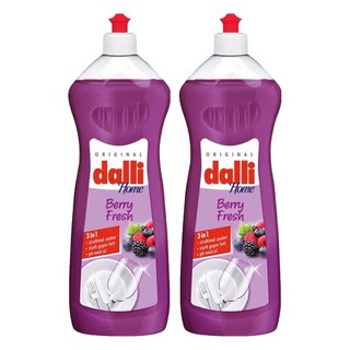 dalli 達麗洗碗精 全效能3合1 去除頑垢 高效溶解油脂 保持潔淨亮光, 1L, 2瓶