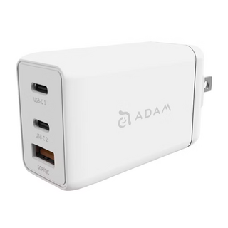 亞果元素 ADAM OMNIA F6 65W 極速快充組 (USB-C PD/QC3.0), 白色, 1組