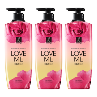 ELASTINE 伊絲婷 奢華香水系列 洗髮精 甜蜜愛戀 含17X胺基酸, 600ml, 3瓶
