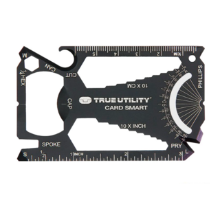 True Utility 多功能30合1聰明卡片工具CardSmart，不鏽鋼材質，86x54x2mm, TU207