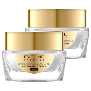 EVELINE 24K 蝸牛魚子醬晚霜 - 深層修復抗皺, 50ml, 2罐