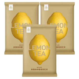 開元食品 鮮摘味檸檬風味紅茶, 冷熱沖調皆可, 粉質細易溶解, 1.02kg, 1袋, 3袋