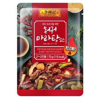 오뚜기 이금기 훠궈 마라탕 소스, 70g, 1개
