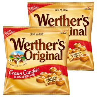 Werther's Original 道地的偉特 奶油糖, 德國製造, 原裝進口, 香醇好嚼不黏牙, 奶蛋素可食用, 330g, 2袋