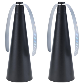 安全扇葉蒼蠅驅趕器 80 x 250 x 100mm 黑色, 2個