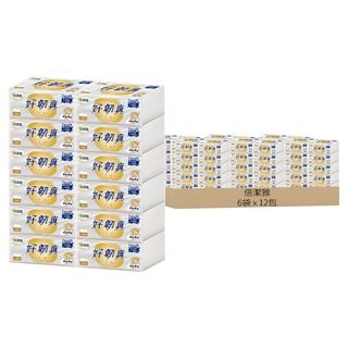 倍潔雅 好韌真 抽取式衛生紙 3層, 12包, 6袋