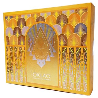 OKLAO 歐客佬 藝伎盛宴 精品掛耳禮盒 Set，內含20包黃金烘焙精選咖啡，精美禮盒包裝, 10g x 20包, 1盒