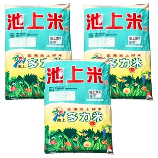 池上多力米 多力米, 4kg, 3包, CNS二等