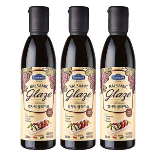 폰타나 발사믹 글레이즈, 250ml, 3개