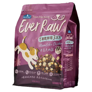 BLUE BAY 倍力 Ever Raw 凍乾鮮糧三次方 狗飼料, 月亮魚嫩雞, 1.36kg, 1袋