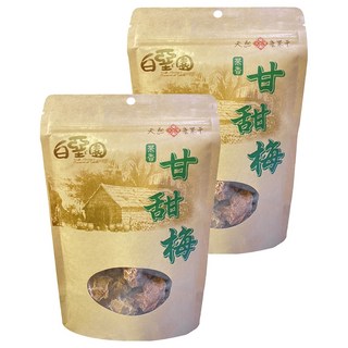 白堊園 茶香甘甜梅, 120g, 2包