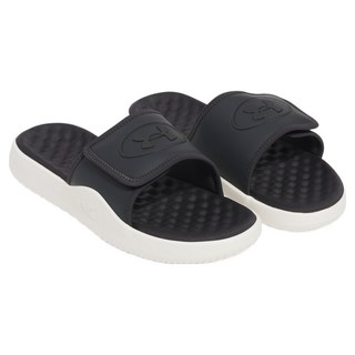 Under Armour 安德瑪 男款 Ignite Pro 8 拖鞋 6000337-022 US7, 黑色, 25cm