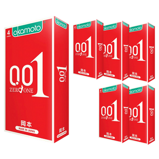 okamoto 岡本 衛生套 001 ZERO ONE 52mm, 4個, 6盒