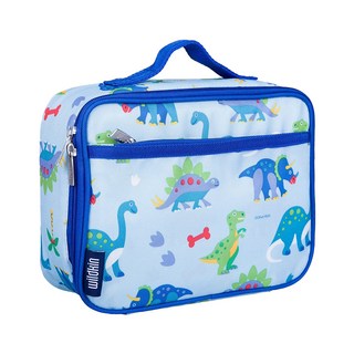 Wildkin 33系列 午餐便當袋, 1個, 恐龍樂園 藍色