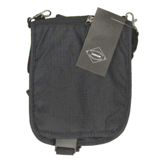 Leacom貼身腰包 二用隱形防盜, 38 x 15cm, 黑色