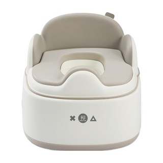 酷咕鴨KU.KU Duckbill 豪華軟墊三合一學習便器馬桶 淺茶棕 寶寶如廁訓練神器