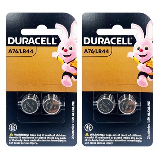 DURACELL 金頂 台灣公司貨 LR44鹼性電池, 2入, 2組