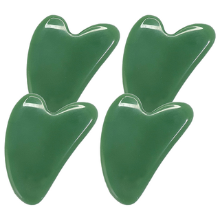 玉石刮痧板, 4個, 愛心(BJ5-7)