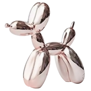 Green Tree Products 氣球狗造型擺飾, 迷你, 桃色