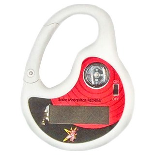 DigiMax 太陽能充電式驅蚊器，音波驅蚊，帶指南針，開扣設計, 1個, 45g