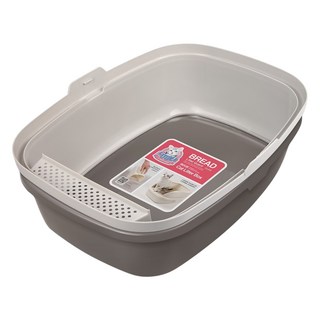 CATIDEA 貓樂適 麵包貓砂盆 岩灰色, 51 x 38 x 25cm, 1個