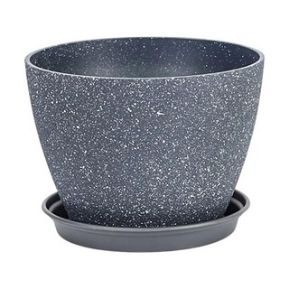 SOUTHERN PATIO 盆栽 仿水泥盆, 深灰色, 1個