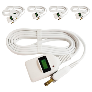 Mayka 明家 1插1開關防雷中繼線15A, 2.7m, 中繼線 白色, 6個