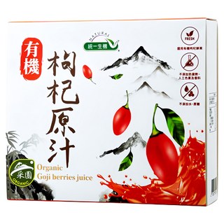 統一生機 有機枸杞原汁 10包, 300毫升, 1盒