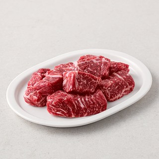 육교시 한우 찹스테이크 1등급, 180g, 1개