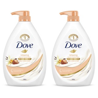 도브 릴랙싱 시어버터 바디워시, 1kg, 2개