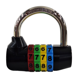 BOSVISION 博士威 4字輪密碼鎖, 行李箱鎖/門鎖, 7.8mm直徑鋼鎖 (BV-8861), 1個