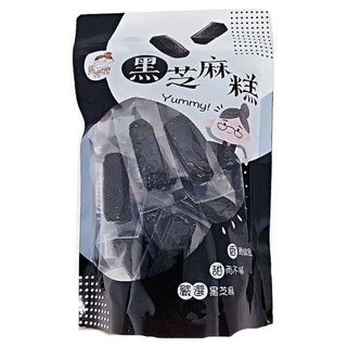 烏嬤嬤 黑芝麻糕, 低糖不膩, 養生健康美味, 香Q不黏牙, 300g, 1袋