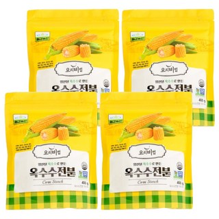 七甲農山玉米澱粉, 400g, 4包