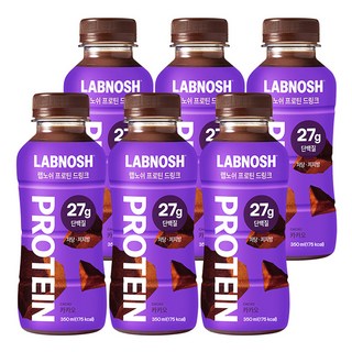 랩노쉬 프로틴 드링크 카카오, 350ml, 6개