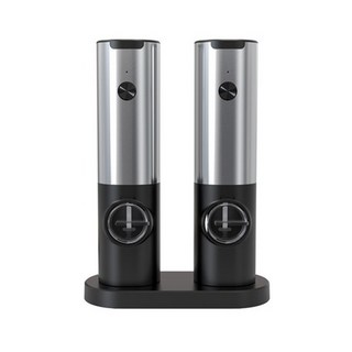 家適通 座充式雙組電動調味研磨器 Set, Type-c快速充電, 陶瓷磨芯, 1台