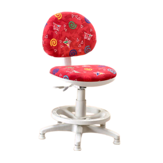聰明家 可調式學童安全成長椅, 幾何圖案設計，安全踏盤, 紅色, 1個