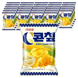 콘칲 초당옥수수 스낵, 40g, 40개