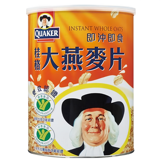 QUAKER 桂格 大燕麥片, 1.1kg, 1罐