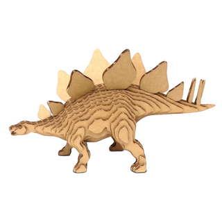 EDISON mama 手作趣味紙模型 易 S 6歲以上, 劍龍 米色, 37, 1包