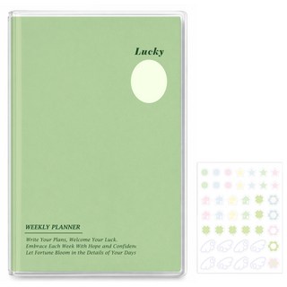 탐사 위클리 만년형 플래너, 멜론, 1개