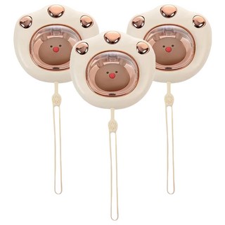 小麥購物 貓爪暖手寶 55g 3個, G751, 米色