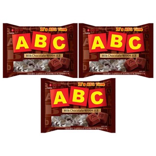 LOTTE 樂天 ABC字母巧克力, 72g, 3袋